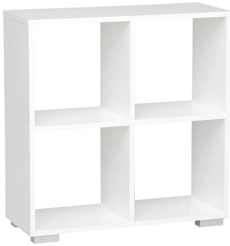 Regál kocka 2x2 biely