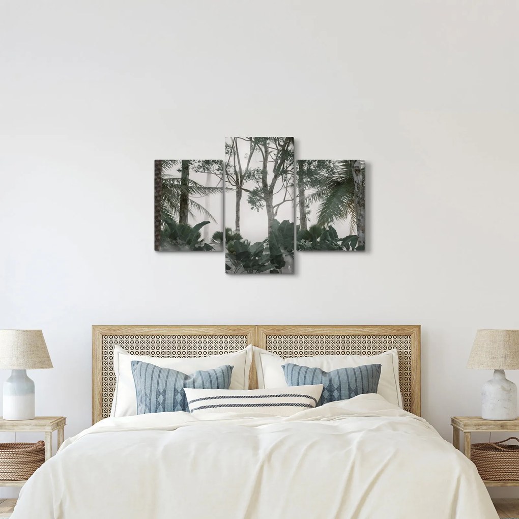 Obraz - Jungle v rannej hmle (90x60 cm)