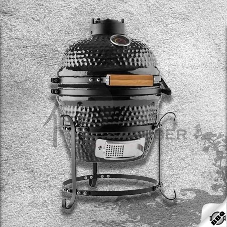 keramický gril kamado Dellinger Smoke&Fire 13" černý