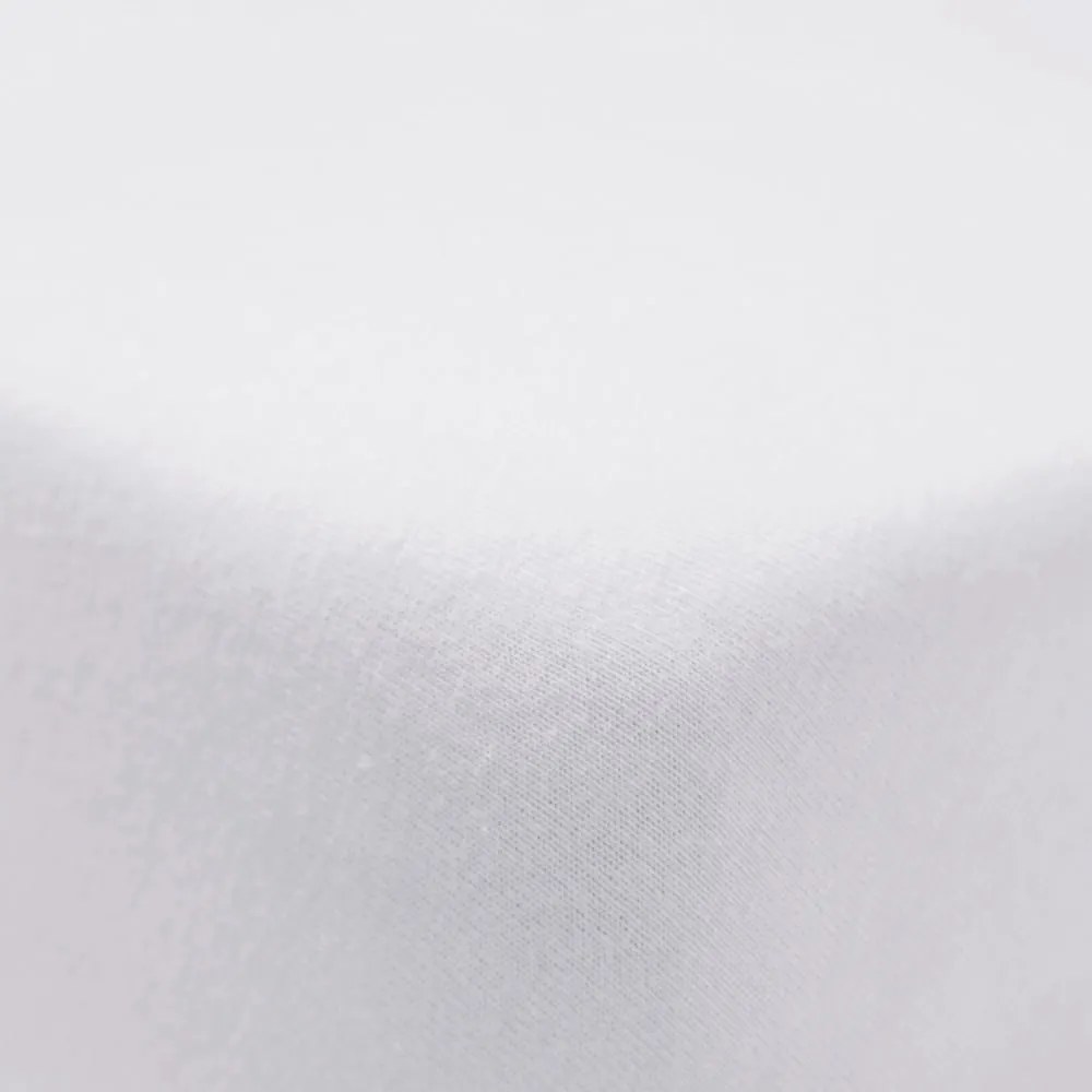 Biela napínacia flanelová plachta 150x200 cm Brushed – Catherine Lansfield