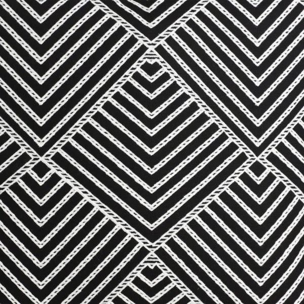 Eglo 420005 - Dekoračný vankúš CHEVERY 45x45 cm čierna/biela