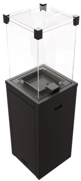 Ohrievač na záhradu Patio Slim Black