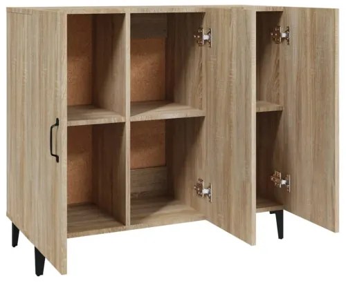 vidaXL Komoda dub sonoma 90x34x80 cm spracované drevo-