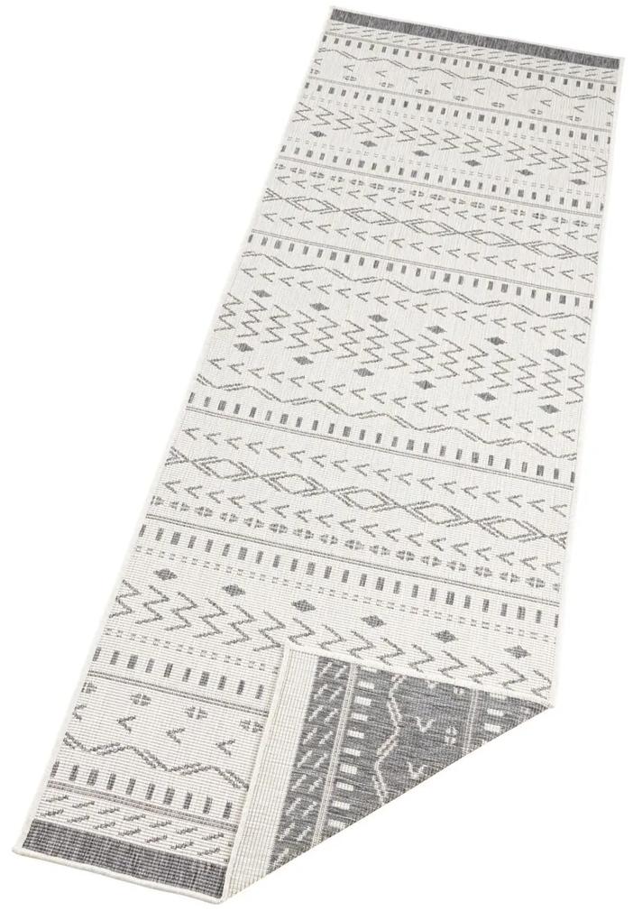 NORTHRUGS - Hanse Home koberce Kusový koberec Twin Supreme 103437 Kuba grey creme – na von aj na doma - 160x230 cm