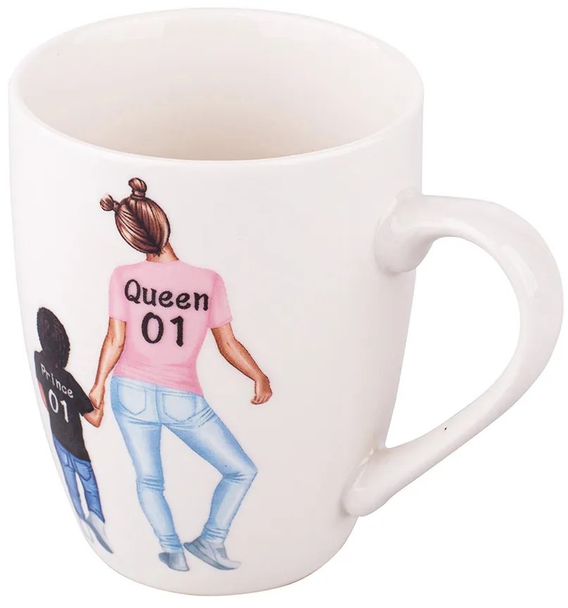 Altom Porcelánový hrnček Queen - boy, 300 ml