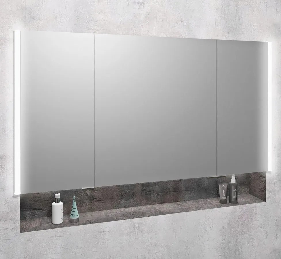 Sapho Sapho, INTEGRA zápustná galérka s LED osvetlením, 125x70cm, IN125