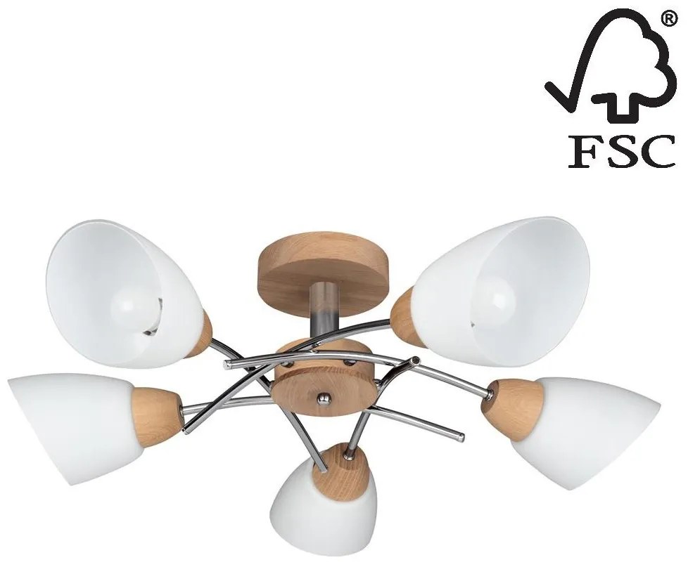 Spot-Light 8141574 - Prisadený luster VILETTA 5xE27/40W/230V