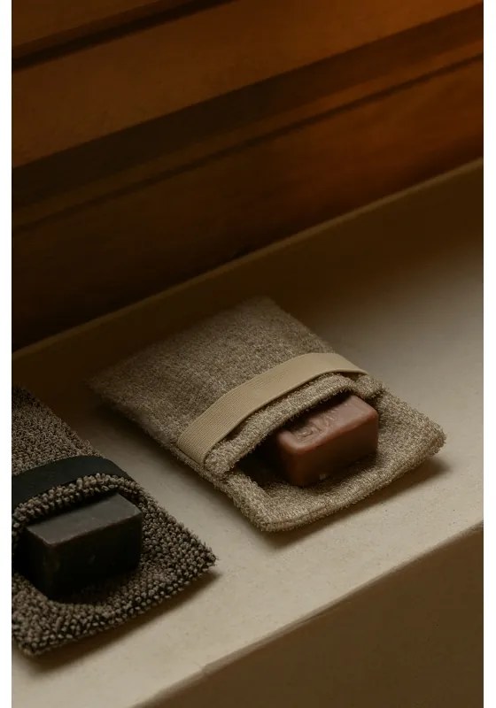 Masážna rukavica Kivi, tmavo sivá