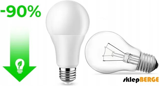 BERGE LED žiarovka - E27 - A80 - 20W - 1800Lm - teplá biela