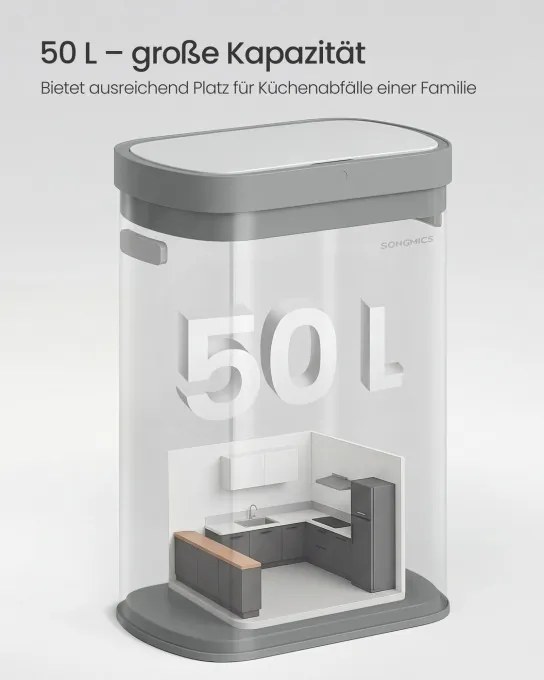 Odpadkový kôš so senzorom LTB640WZ02