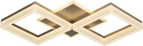 Searchlight 83510GO - Stmievateľné LED stropné svietidlo FENCE LED/25W/230V