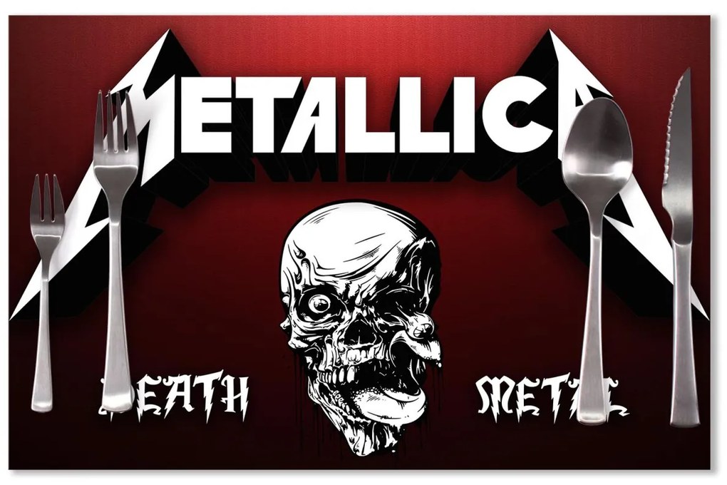 Sablio Prestieranie METALLICA Death metal: 40x30cm