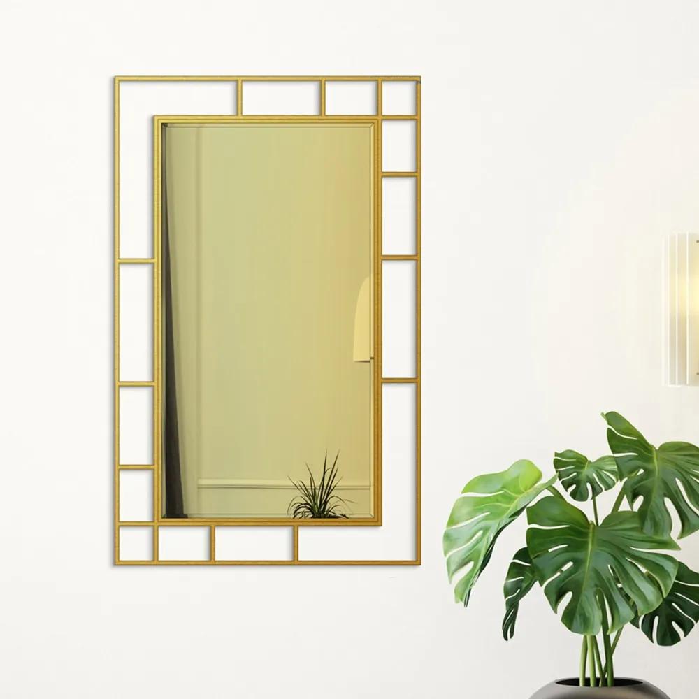Zrkadlo Famio Gold - gold glass Rozmer: 95 x 152 cm
