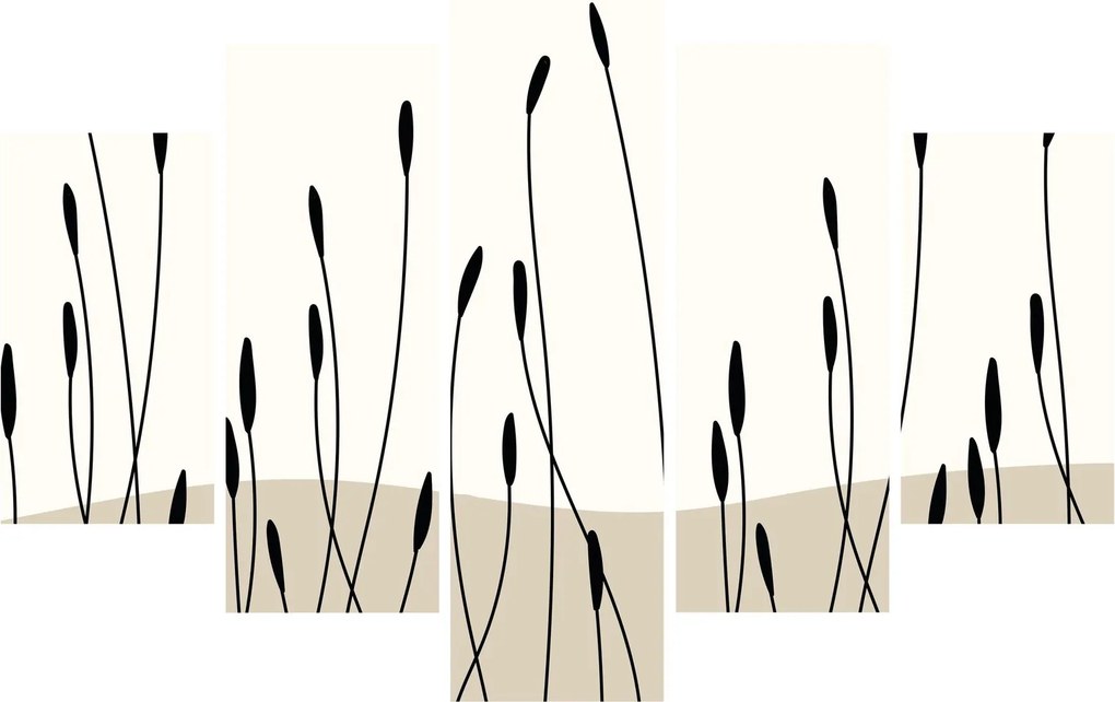 Obraz - Grafická lúka N⁰3 (150x105 cm)