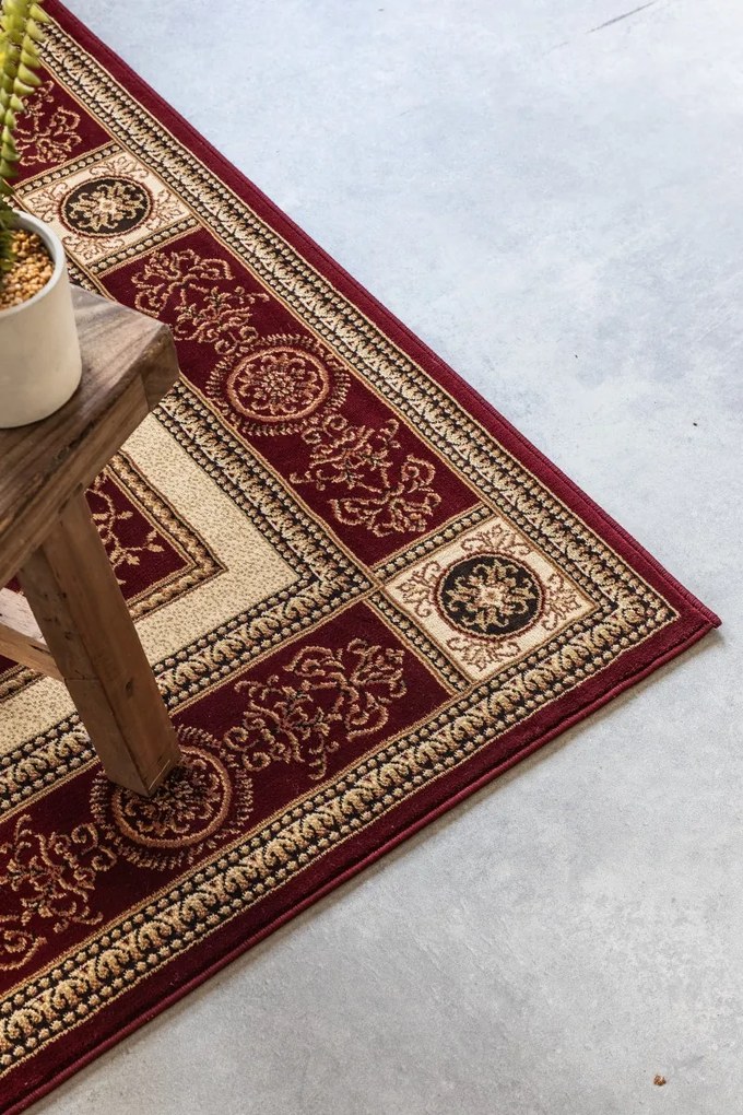 Hanse Home, Kusový koberec Herat 105992 Red, 80x120, červená, chodba / predsieň