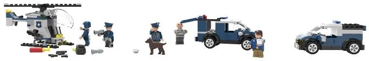 lupilu® Stavebnica Clippy L (policajná stanica) (100395513)