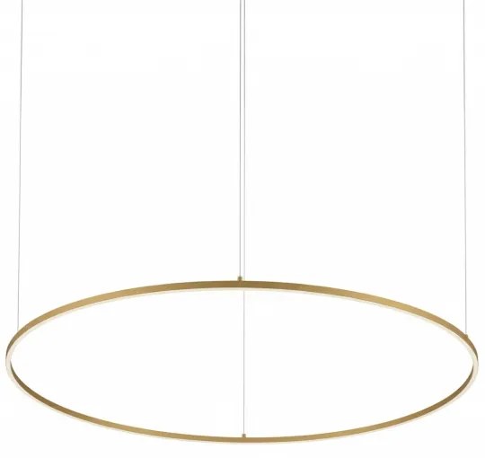 Ideal Lux - LED luster na lanku ORACLE SLIM LED/53W/230V 4000K priemer 90 cm zlatý