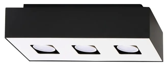 Čierne stropné svietidlo Sollux Hydra