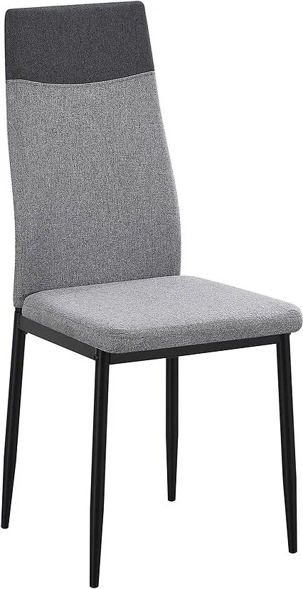 Stolička Pegasus 10426 sivá/čierna