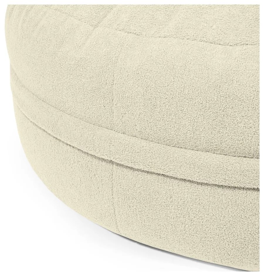 Hnedý sedací vak z textílie buklé Roll 135 – SLOWDOWN