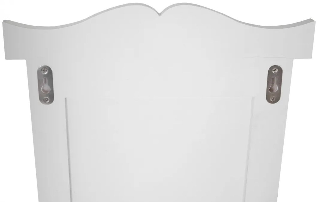 2x vešiaková stena s 3 vešiakmi 53016 - 109x28x3,5 cm, biela