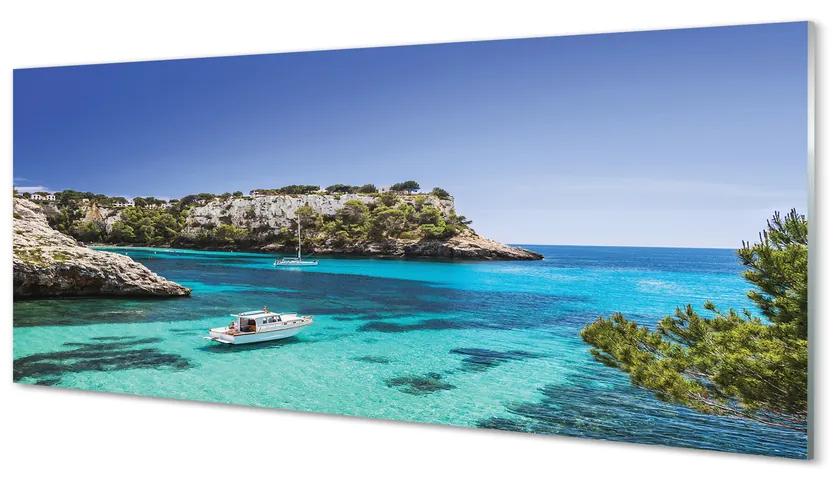 Obraz na akrylátovom skle Španielsko cliffs morské pobrežie 120x60 cm