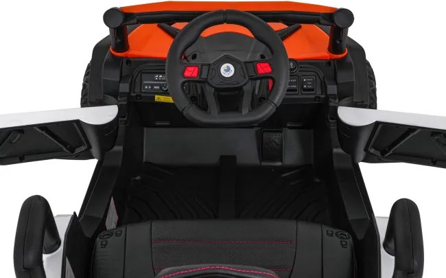 Elektrické autíčko Buggy Madman UTV-MX biele