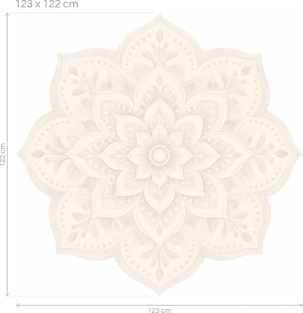Písková mandala arch 46 x 45 cm