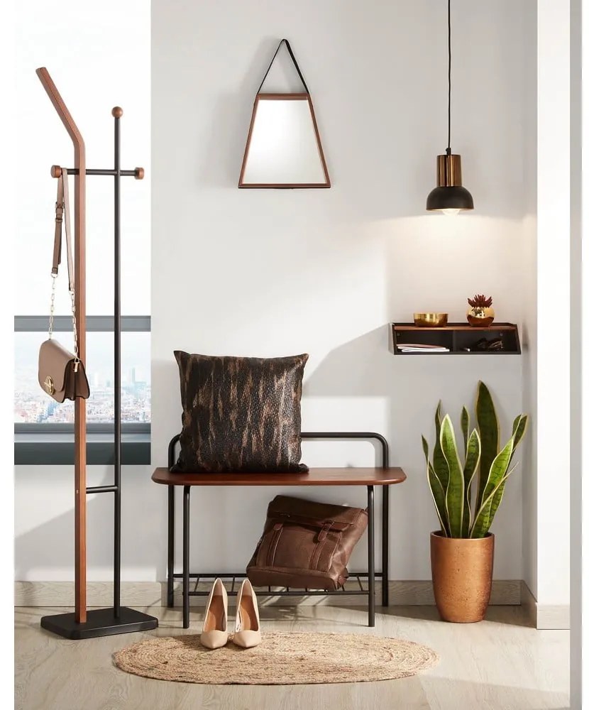 Vešiak v orechovom dekore Kave Home Magali