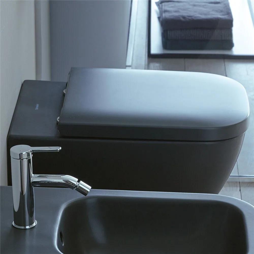 DURAVIT Happy D.2 WC sedátko so sklápacou automatikou - Softclose, odnímateľné, tvrdé z Duroplastu, atracit matná, 0064591300