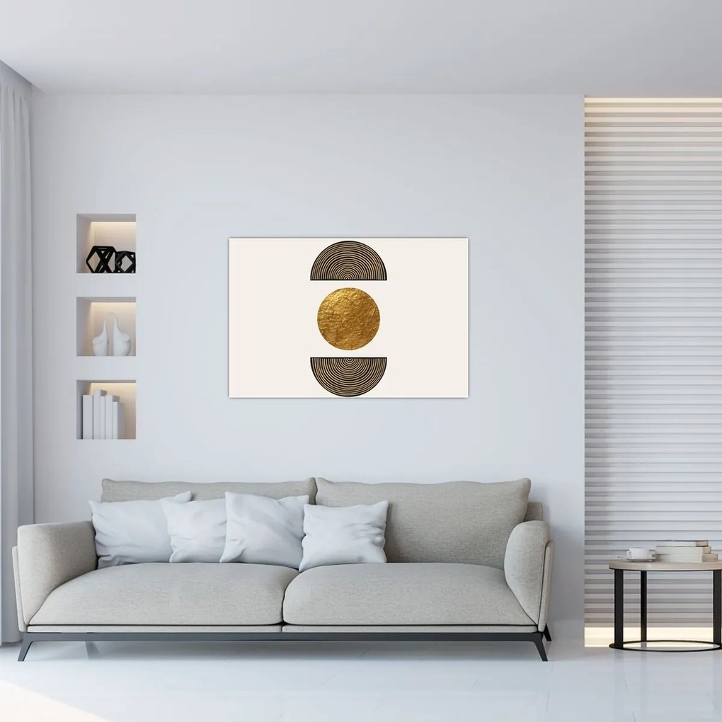 Obraz - Zlatý ornament N⁰1 (90x60 cm)