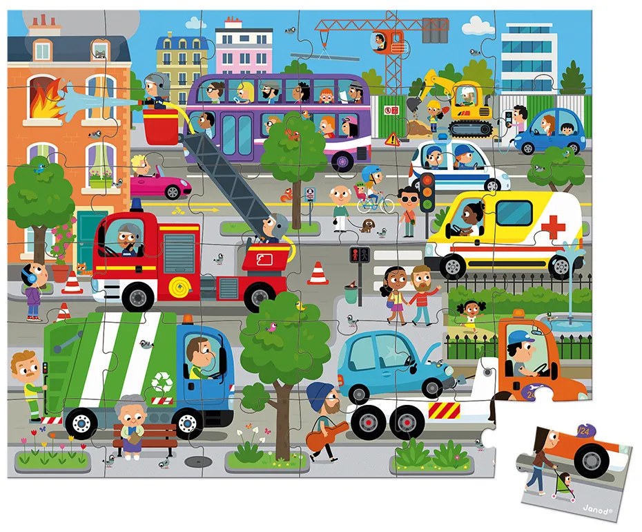 Puzzle – Mesto – 36 ks