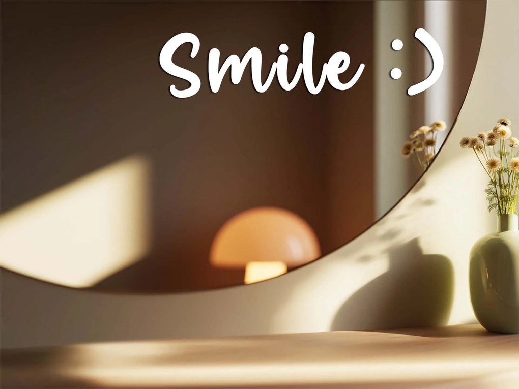 Nálepka na zrkadlo S21 – Smile