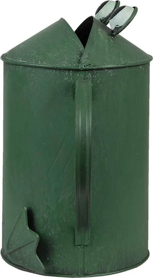Zelená dekoratívna kanva v tvare žabky - 37*15*25 cm