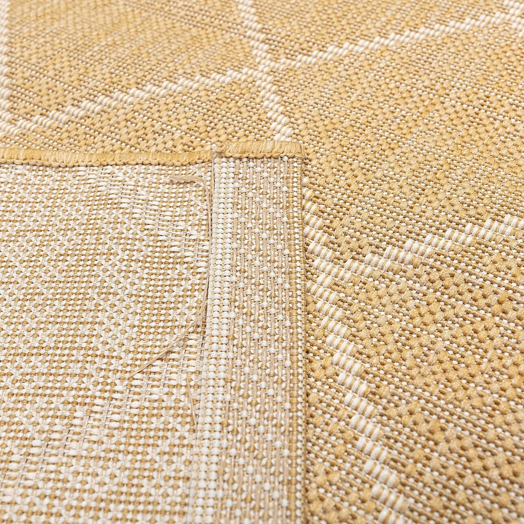 Koberec Lineo honey gold/snow white 160x230cm