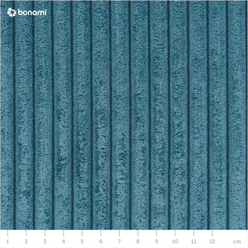 Tyrkysové menčestrové kreslo Niko – Ropez