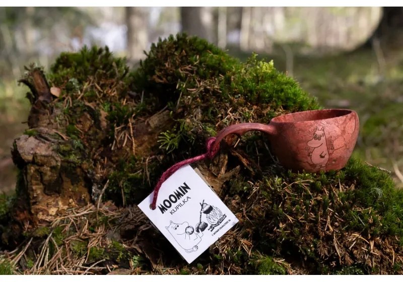Hrnček kuksa Kupilka Snorkmaiden 0,12l, červený