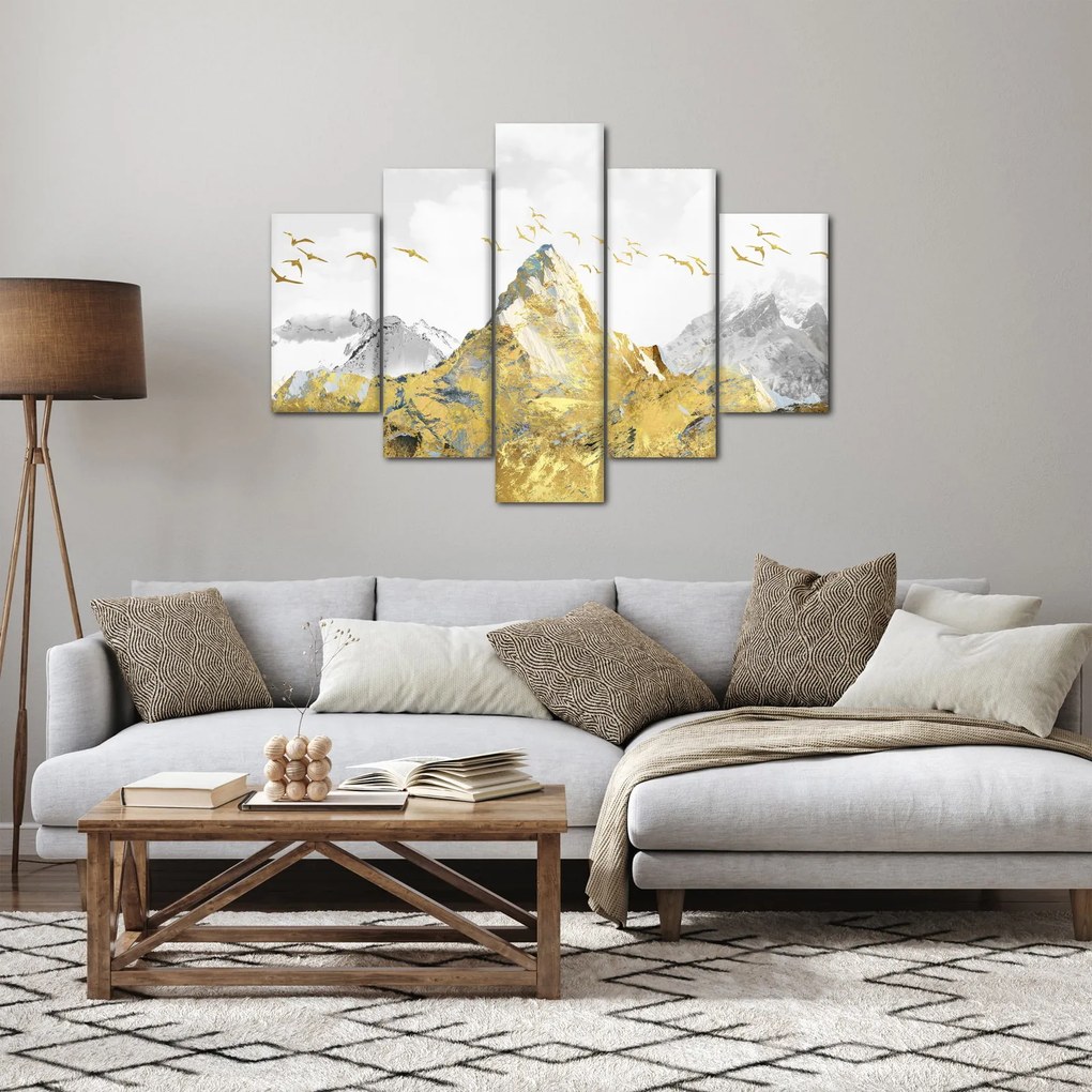 Obraz - Zlatá hora (150x105 cm)