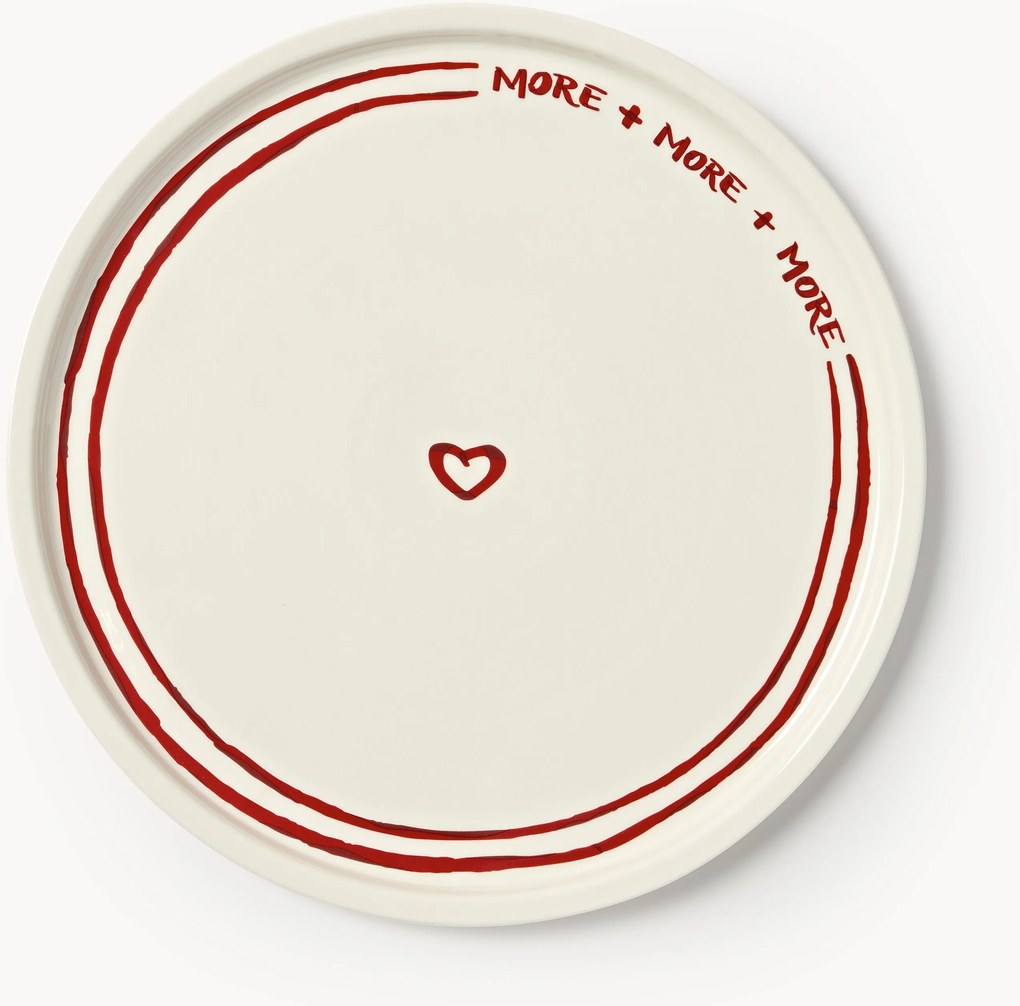 Porcelánový servírovací tanier's dekoračným motívom Tutti