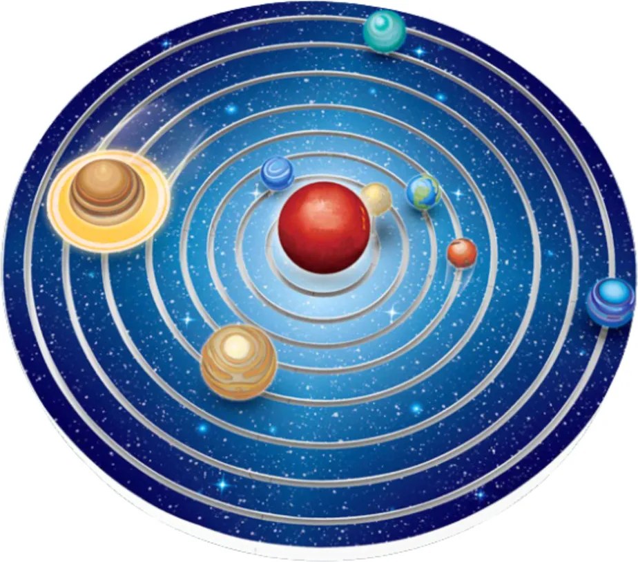 LEAN Toys Vzdelávacia umelecká sada Planéty slnečnej sústavy Urob si sám