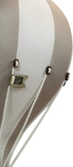 Dekoračný lietajúci balón béžová – dekorácia do detskej izby M-33cm x 20cm