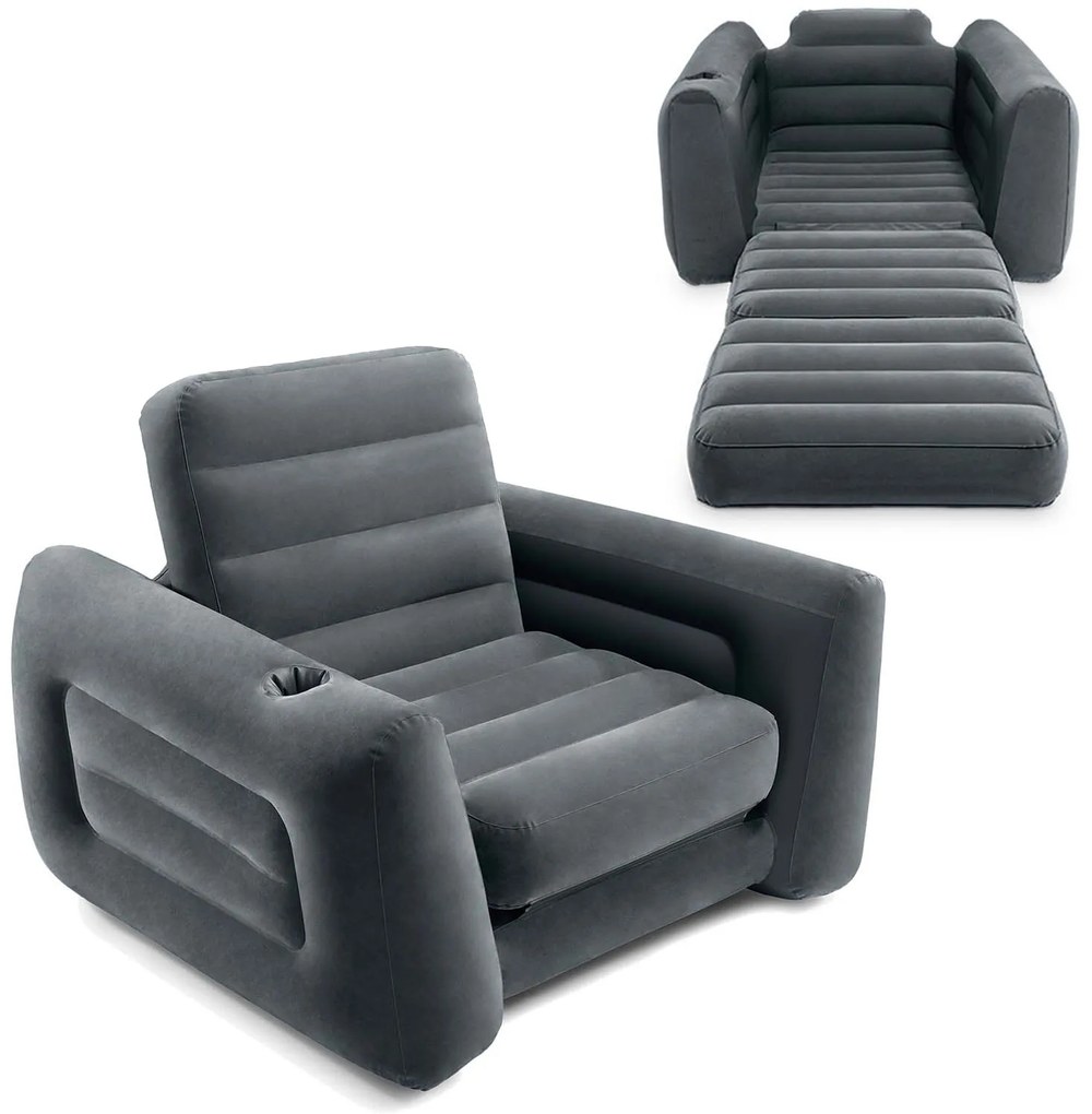 Intex Nafukovacie kreslo, matrac, gauč, posteľ 2v1 INTEX 66551