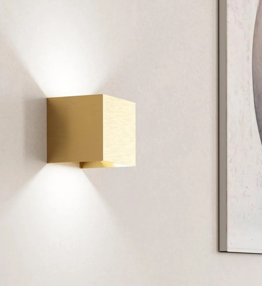 Eglo 901091 - LED Nástenné svietidlo VALMONTONE 2xLED/1,5W/230V 3000K zlatá