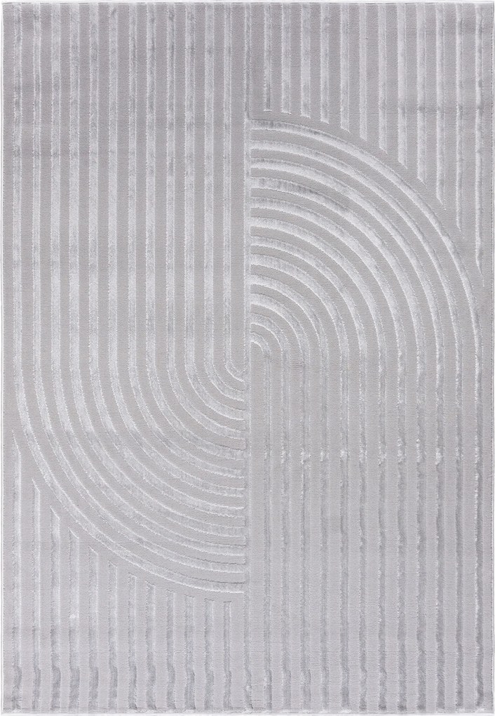 TA Koberec NG91A GRAY/GRAY ELLEN Sivý Obdĺžnikový Rozmer: 160x230 cm