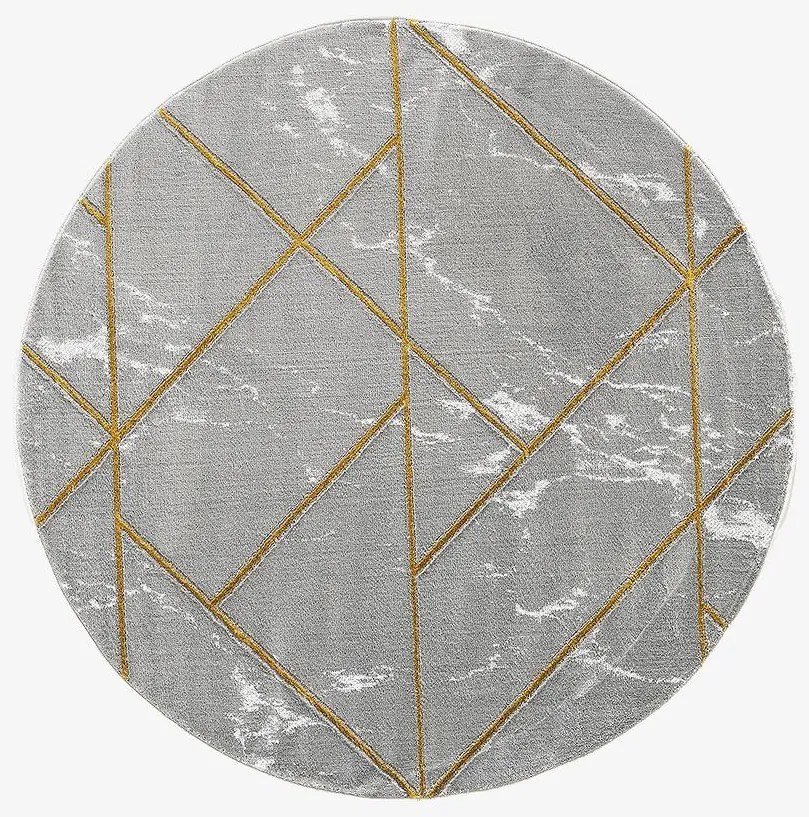 Koberec Diamond 0,8/0,8 A0052 šedá/zlatá