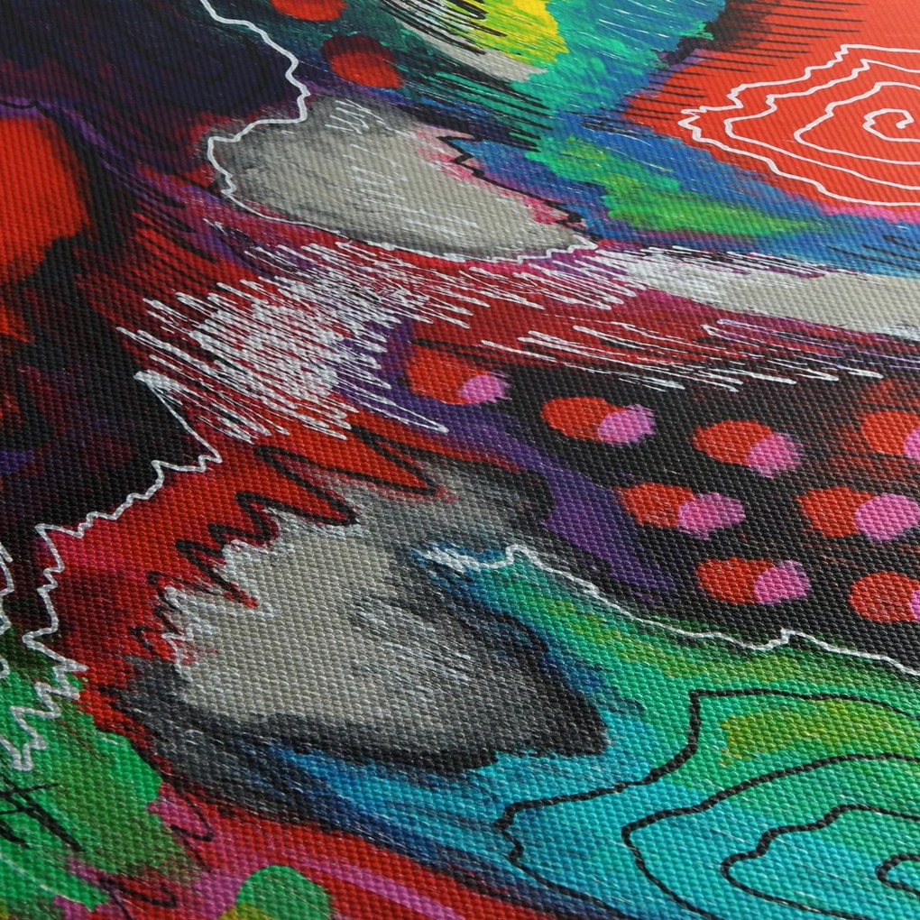 Obraz abstraktné - farby (150x105 cm)