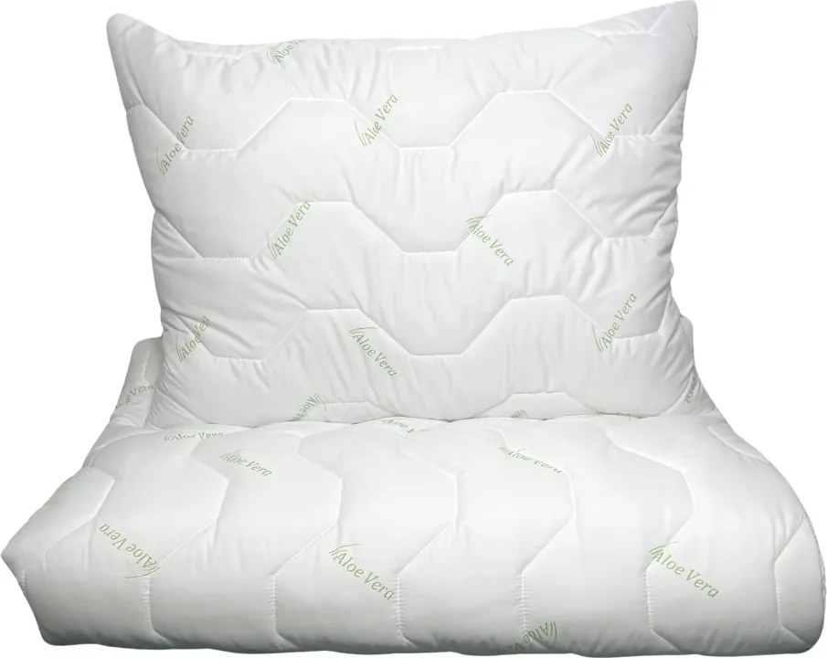 INTERMEDIC SK Set paplón 140x200 + vankúš 70x90 Aloe Vera Green