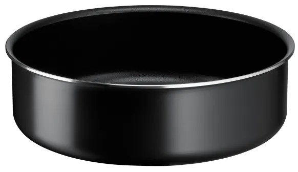 Tefal - Sada panvíc 3 ks INGENIO EASY COOK &amp; CLEAN BLACK