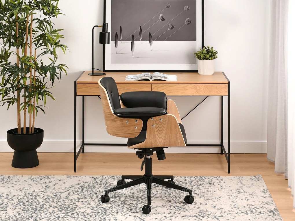 Kreslo Duckie (dub čierny + čierna). Akcia -30%. Vlastná spoľahlivá doprava až k Vám domov. 1110498