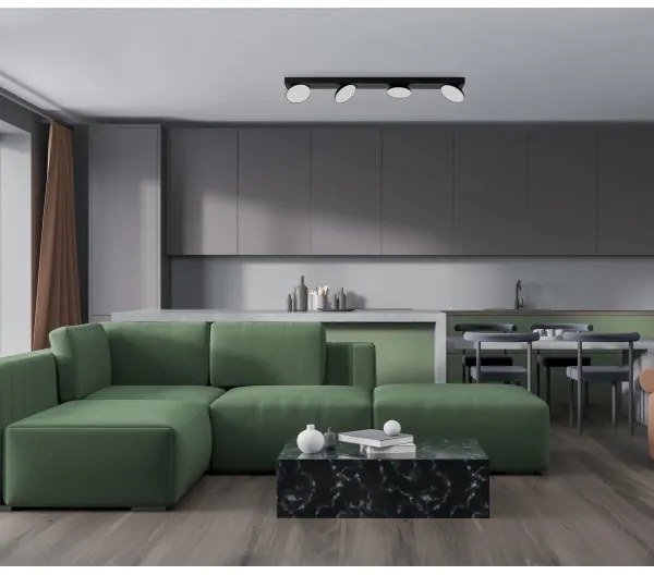 ITALUX SPL-31976-4B-BK - LED Bodové svietidlo CASTELIO 4xLED/5W/230V 4000K čierna